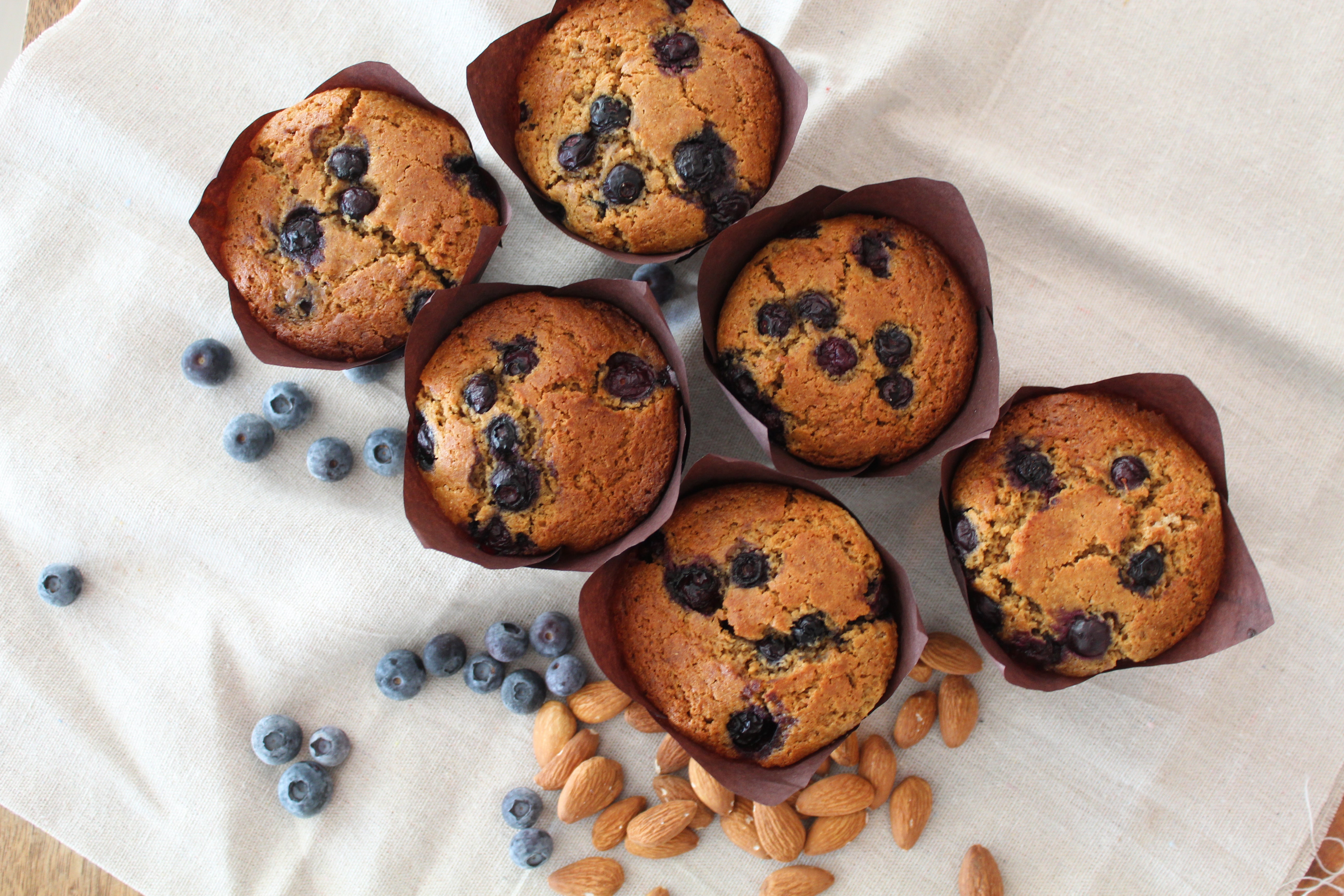 Almond Blueberry Muffins