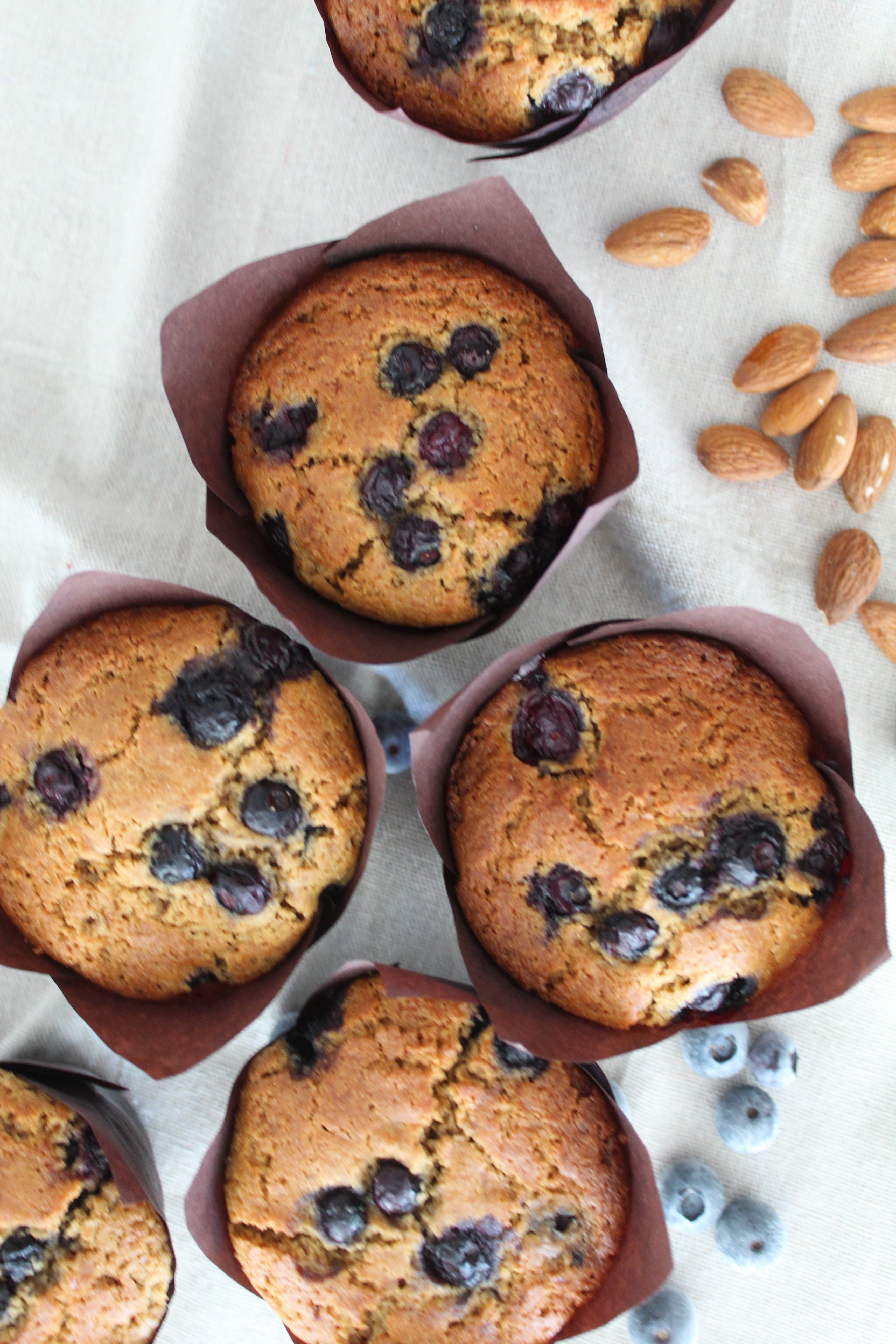 Almond Blueberry Muffins