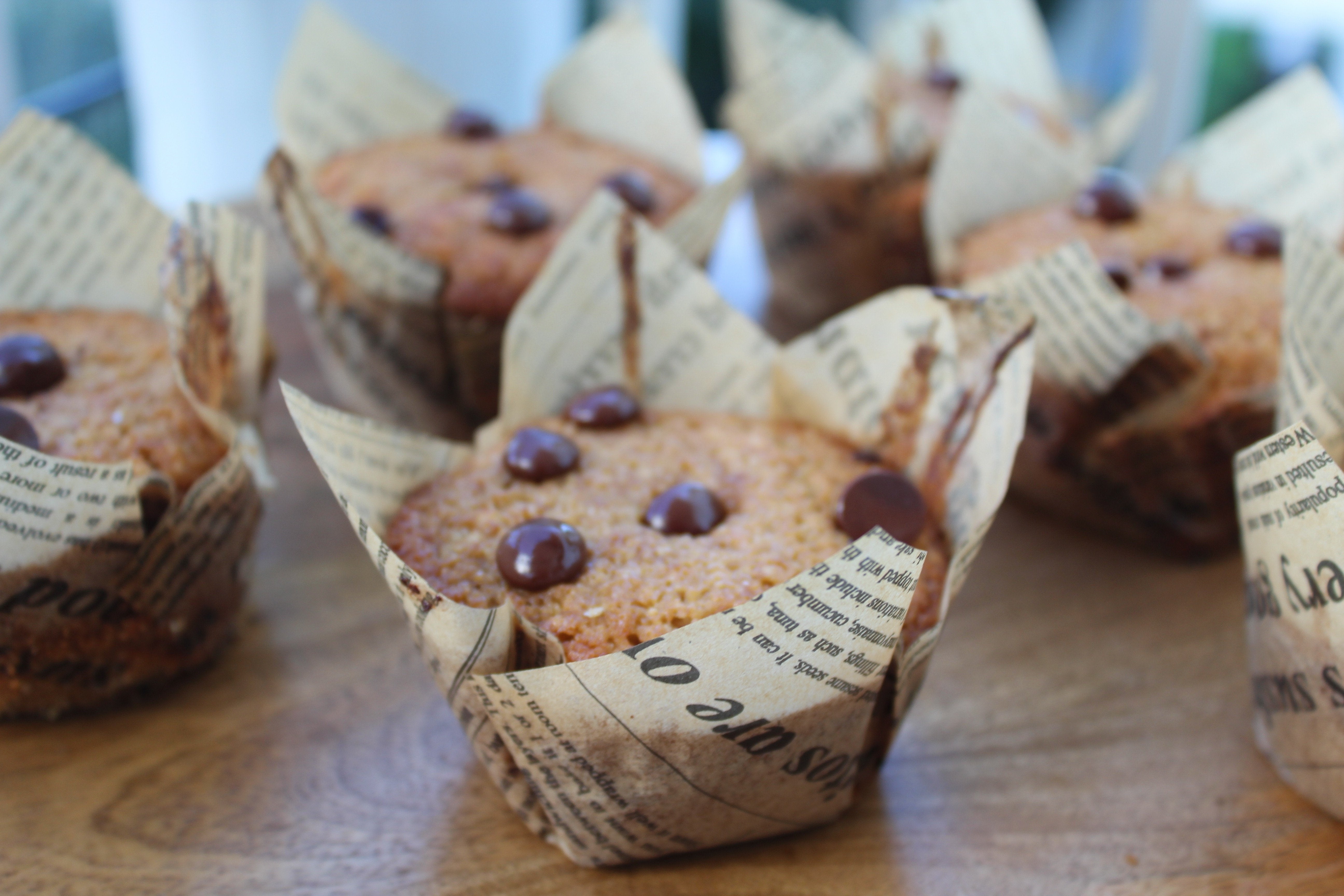 Almond Chocolate Chips muffins